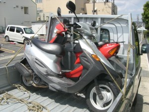 バイク処分　日進