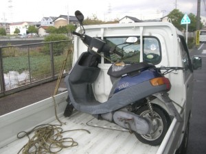 バイク廃車　日進